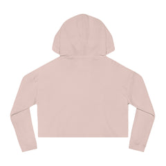 Cropped Hoodie with Pink Cowboy Boots Graphic